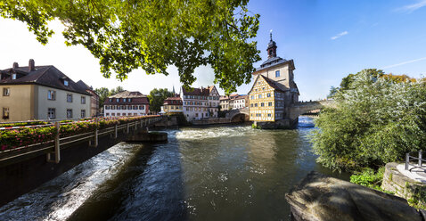 Old Town Hall on the Regnitz, Bamberg, Bavaria, Germany - AM000910
