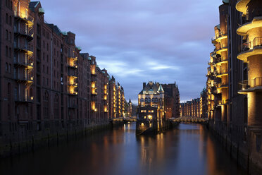 Germany, Hamburg, View of water castle - BSTF000095