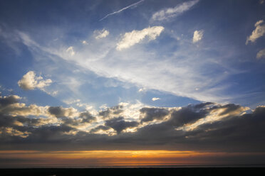 Deutschland, Nordsee, Sonnenuntergang - JTF000490