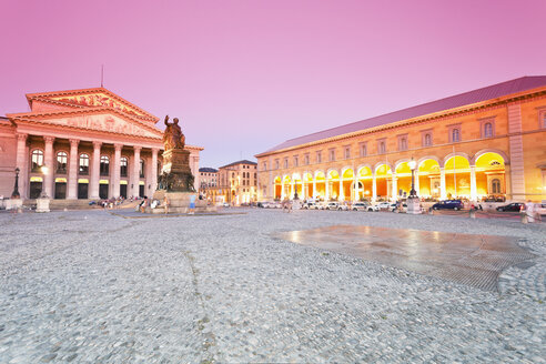 Germany, Bavaria, Munich, National Theatre and Palais an der Oper - MSF002987