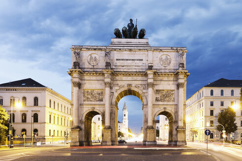 Deutschland, Bayern, München, Siegestor - MSF002984