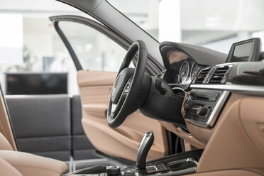 At the car dealer, Interior of new car - MLF000118