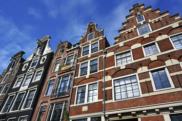Niederlande, Amsterdam, Prinsengracht, typische historische Gebäude - HOHF000232