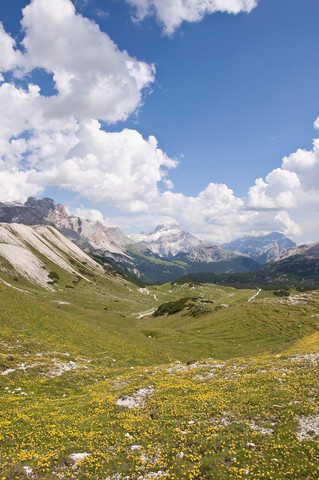 Italien, Südtirol, Dolomiten, Naturpark Fanes-Sennes-Prags, auf der Sennes-Hütte, lizenzfreies Stockfoto