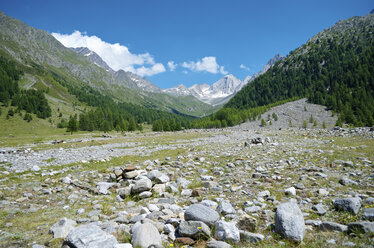 Italien, Südtirol, Schnals, Blick auf das Pfossental - MH000207