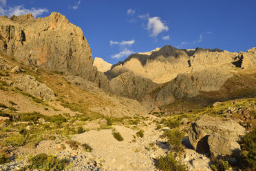 Türkei, Hoch- oder Anti-Taurusgebirge, Aladaglar Nationalpark, Blick vom Sokullupinar Camp - ES000528