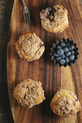 Blaubeer-Muffins mit Streuseln - EC000322