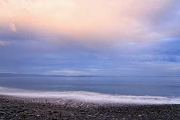 Canada, British Columbia, Vancouver Island, Sunset at French Beach Provincial Park - FOF005252