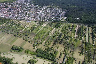 Deutschland, Rheinland-Pfalz, Hochwasser des Rheins bei Budenheim, Luftbild - CSF019976