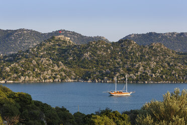 Türkei, Lykien, Lykische Küste, Demre, Burg Kalekoey - SIE004410