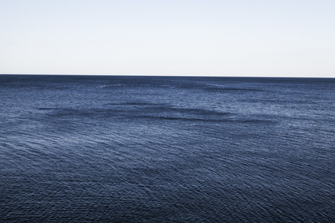 Kroatien, Mittelmeer, Ozean, Blick zum Horizont, lizenzfreies Stockfoto