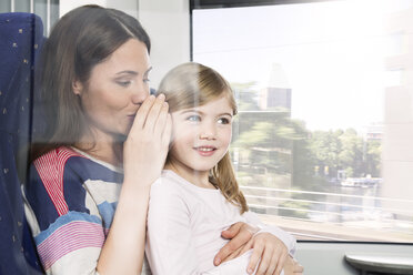 Mother and daughter in a train - KFF000263