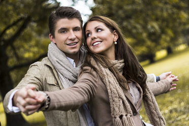 Happy couple in a park - DAWF000005