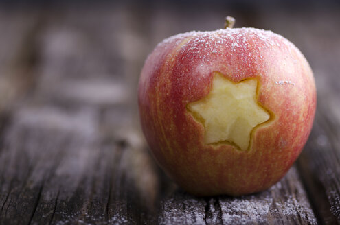 Bio-Apfel mit Stern - ODF000511