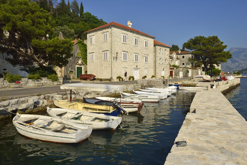 Montenegro, Crna Gora, Hafen Perast, Bucht von Kotor - ES000561