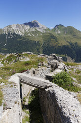 Austria, Carinthia,WW I open air museum and kleiner Pal in background - SIEF004464