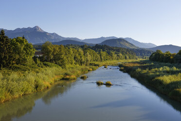 Austria, Carinthia, Drau River with Karawanks - SIEF004469