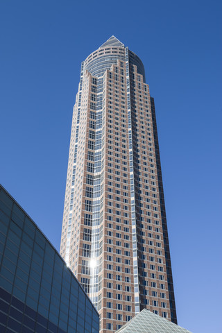 Deutschland, Hessen, Frankfurt, Messeturm, lizenzfreies Stockfoto