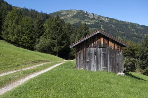 Österreich, Tirol, Berghütte bei Tannheim - OD000535