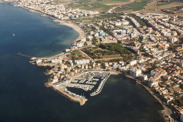 Spain, Majorca, Cityscape of Palma with harbor - STB000059
