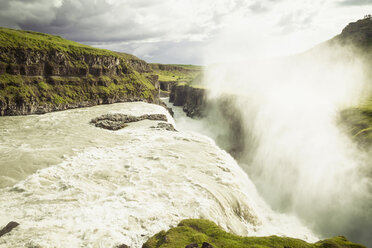 Island, Gullfoss Wasserfall - MBE000748