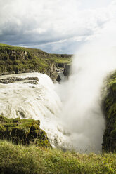 Island, Gullfoss Wasserfall - MBE000747