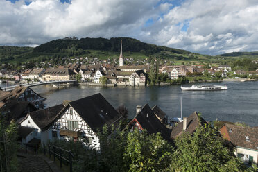 Schweiz, Kanton Schaffhausen, Altstadt von Stein am Rhein - EL000497