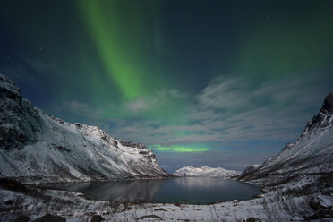 Norway, Province Troms, View of Aurora Borealis - PA000035