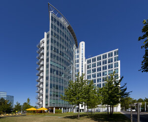Deutschland, Hessen, Frankfurt, Bürostandort Niederrad, Blick auf Sigma-Gebäude - AMF000968