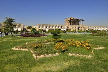 Iran, Isfahan, Ali Qapu Palast in Meidan-e Emam, Naqsh-e Jahan, Imam-Platz - ES000593