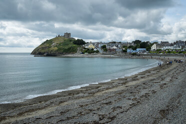 Großbritannien, Wales, Burg St. Criccieth an der Tremadoc-Bucht - ELF000557