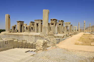 Iran, Fars, Persepolis, Ruinen des Darius-Palastes - ES000606
