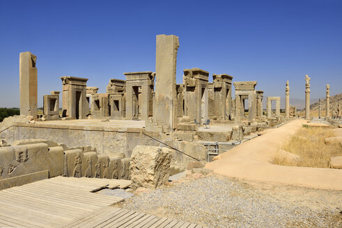 Iran, Fars, Persepolis, ruins of Darius palace - ES000606