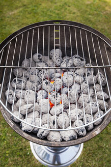 Charcoal grill, close-up - KJF000269