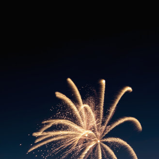 Fireworks exploding in the sky at night - KJF000276