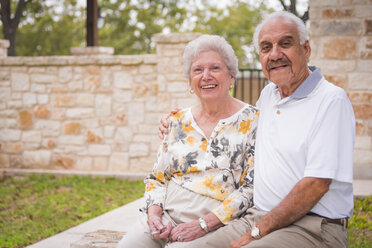 USA, Texas, Portrait of senior couple - ABAF001029