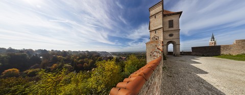 Deutschland, Bayern, Landshut, Burg Trausnitz, lizenzfreies Stockfoto