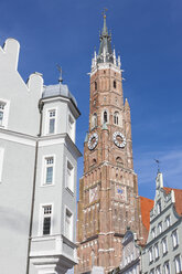 Deutschland, Bayern, Landshut, St. Martinskirche, Turm - AMF001026