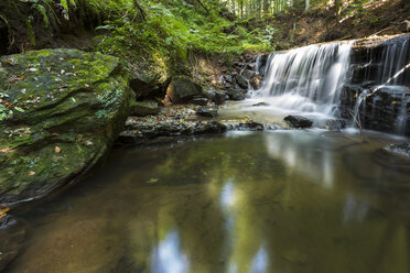 Deutschland, Schwäbisch-Fränkischer Naturpark, Wasserfall, Struempfelbach - STSF000192