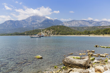 Türkei, Lykien, Olympos-Nationalpark, Blick über die Küste - SIE004585