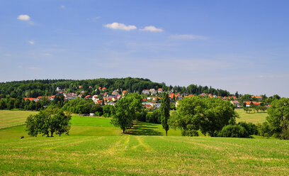 Deutschland, Sachsen, Tharandt, Ansicht des Ortsteils Waldhäusers - BT000220