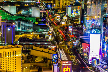USA, Nevada, Las Vegas at night - ABA001037
