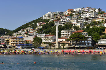 Montenegro, Crna Gora, Stadtstrand von Ulcinj - ES000662