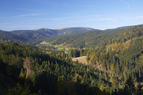 Deutschland, Baden-Württemberg, Schwarzwald, Blick auf Feldbergmassiv, lizenzfreies Stockfoto