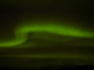 Island, Joekulsarlon, aurora polaris - BSCF000391