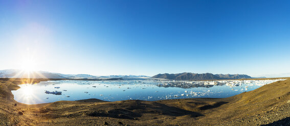 Island, Austurland, Gletscherlagune Jokulsarlon in der Nähe des Nationalparks Vatnajokull - STSF000205