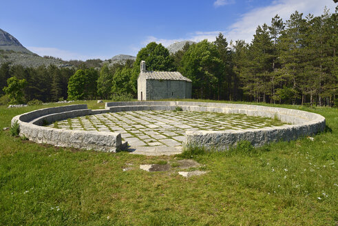 Montenegro, Crna Gora, Dreschplatz in Ivanova Korita, Lovcen-Nationalpark - ES000703