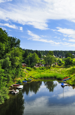 Deutschland, Sachsen, Dippoldiswalde, Talsperre Malter, lizenzfreies Stockfoto