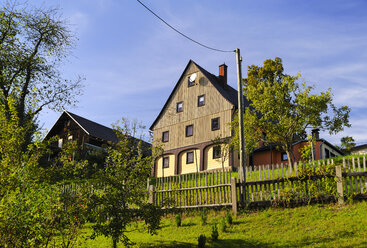 Germany, Saxony, Sebnitz, district Saupsdorf, Historical Upper Lusatian house - BT000184