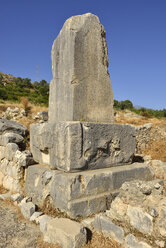 Türkei, Lykien, Obelisk, archäologische Stätte von Xanthos - ES000714